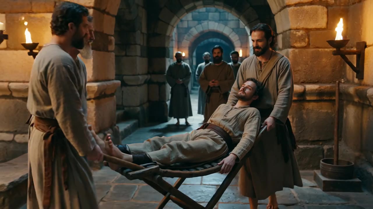 No tongue to speak, no strength to rise